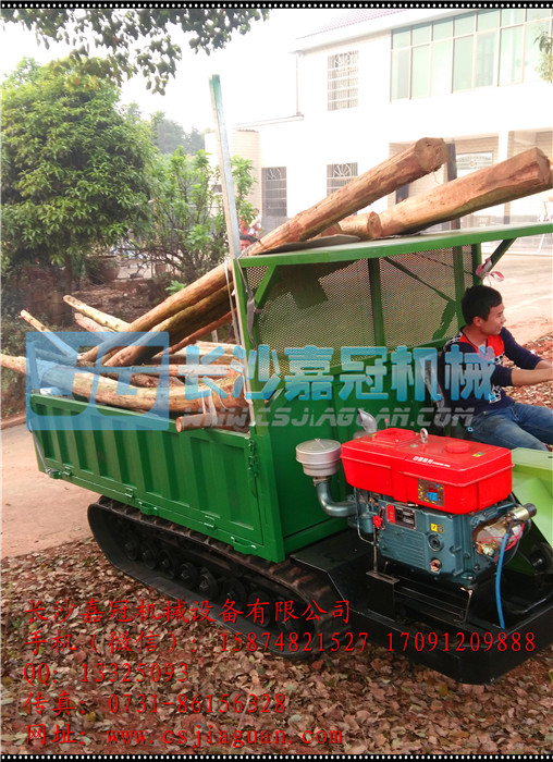 木材、竹子、毛竹履带运输车1