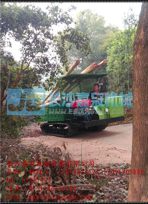 木材、竹子、毛竹履带运输车2